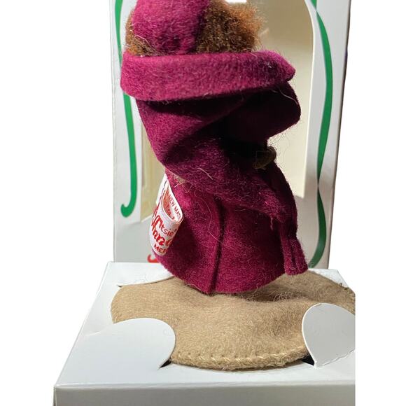 Annalee 3" Happy Monk Robed With Brown Cask Vintage Doll 1997 Home Decor - Picture 7 of 10